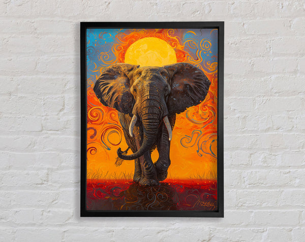 Elephant Burning Sun