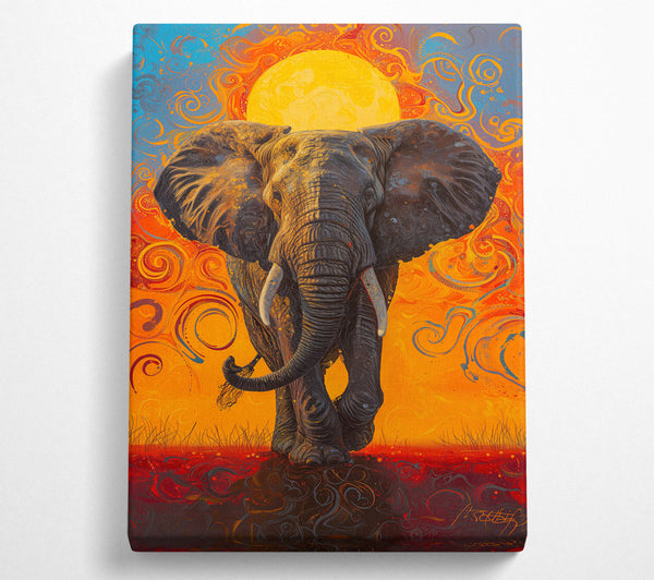 Elephant Burning Sun