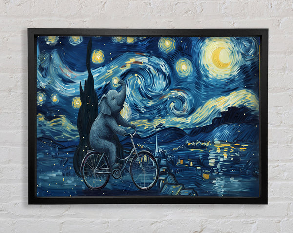 Elephant Van Gogh Night Sky