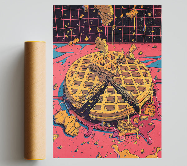 Pink Cosmic Waffle