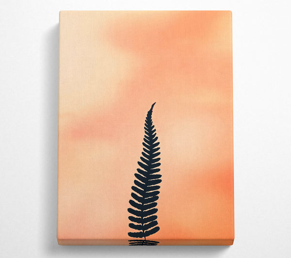 Coral And Fern Silhouette