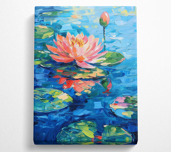 Blue Water Lotus Bloom