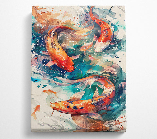 Orange Koi Symphony