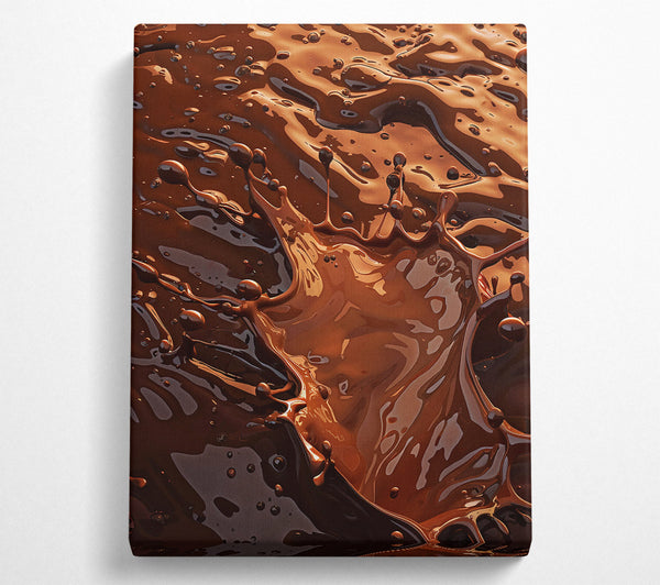 Brown Chocolate Splash