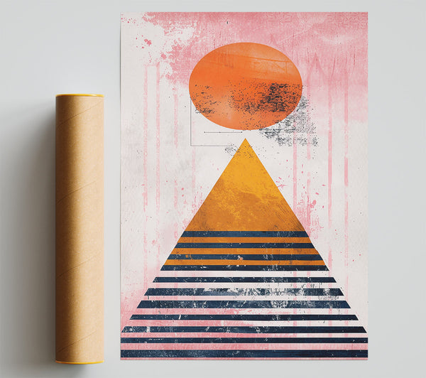 Pink Sunset Triangle