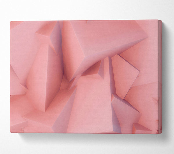 Blush Geometric Abstract