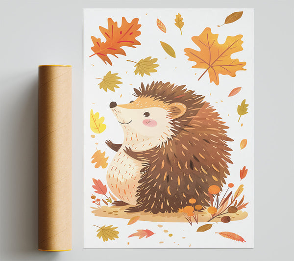 Autumn'S Brown Hedgehog