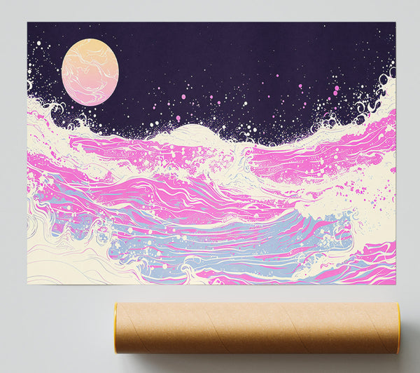 Pink Cosmic Waves