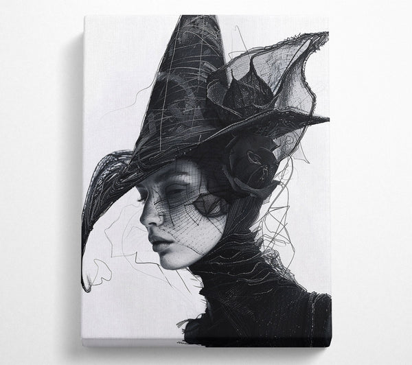 Black Veil And Hat