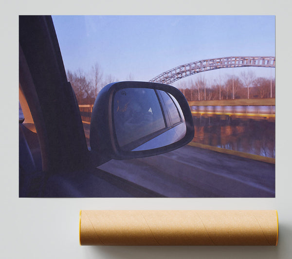 Purple Bridge Reflections