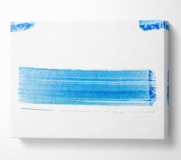 Azure Brushstroke Lines