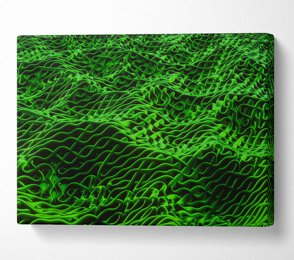 Emerald Green Waves