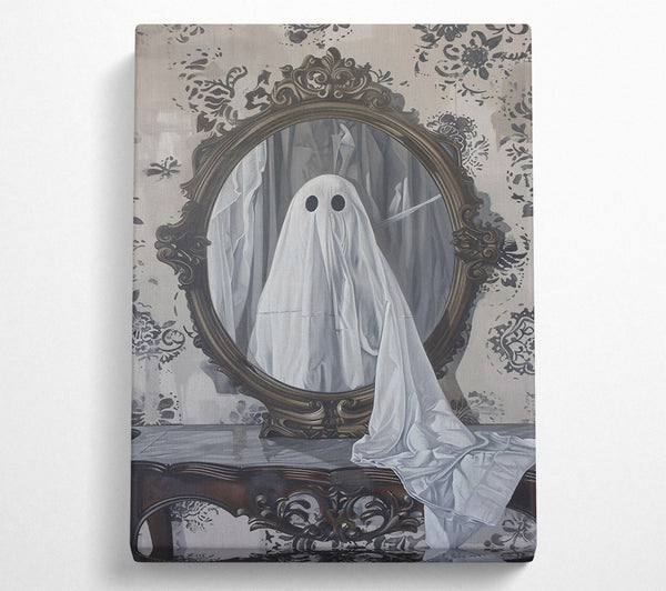 White Ghost In Mirror