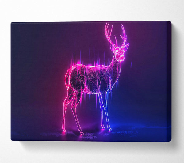 Pink Neon Deer