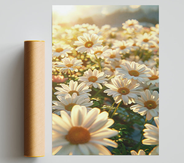 Golden Daisies In Bloom