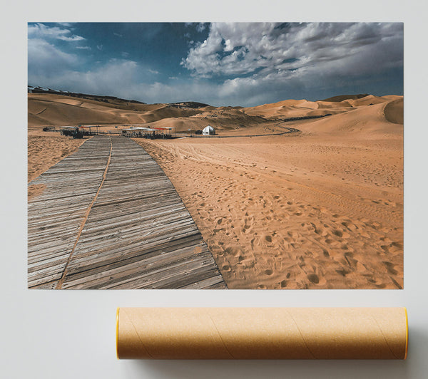 Golden Desert Pathway