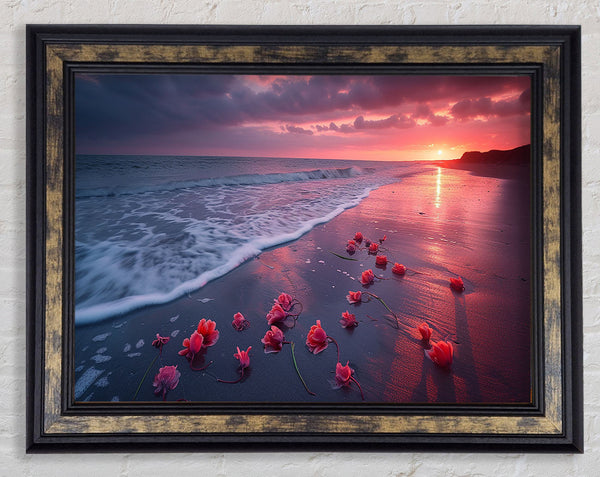 Flowers On The Beach