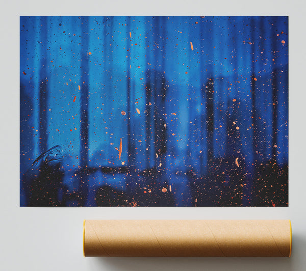 Blue Speckled Rain