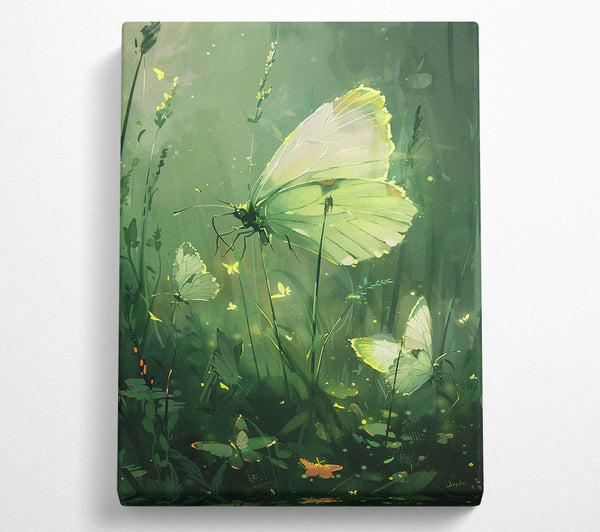 Pale Green Butterflies