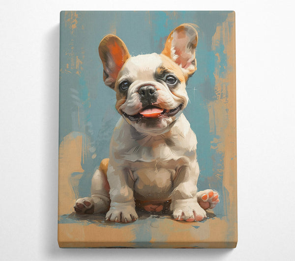 Blue French Bulldog Smile