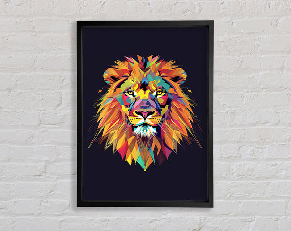 Geometric Lion Colours