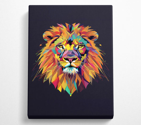 Geometric Lion Colours