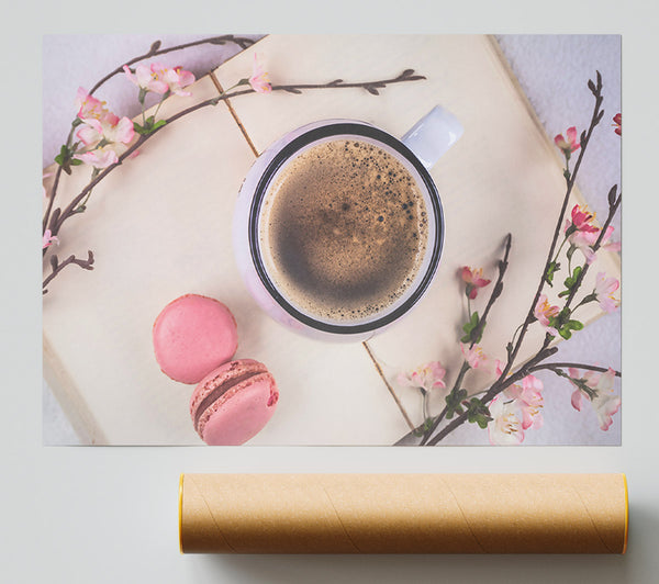 Pink Coffee And Blooms