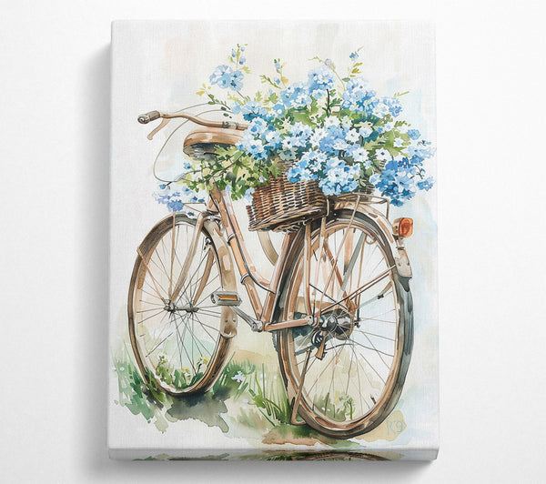 Blue Bicycle Bloom