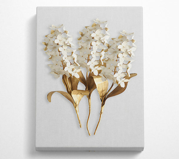 Gold And White Flowers