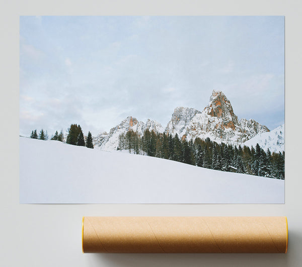 White Peaks And Brown Rocks