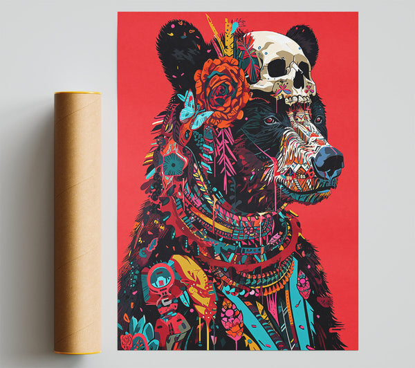 Crimson Skull Bear