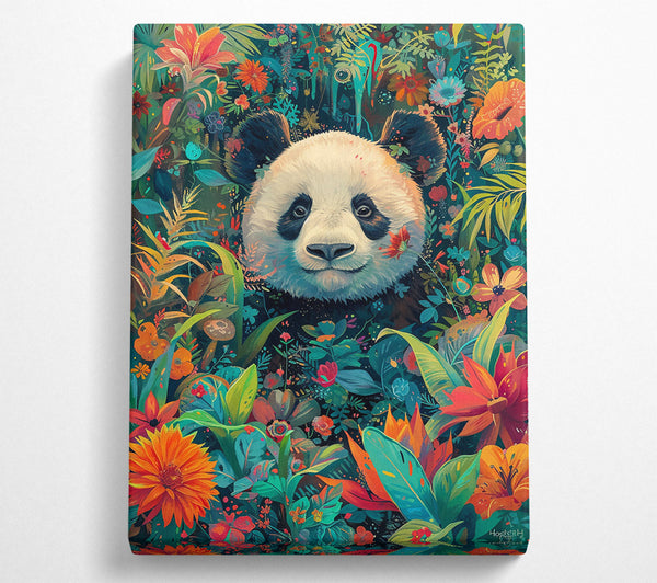 Orange Bloom Panda