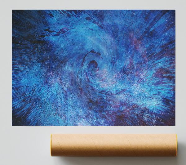 Azure Cosmic Vortex