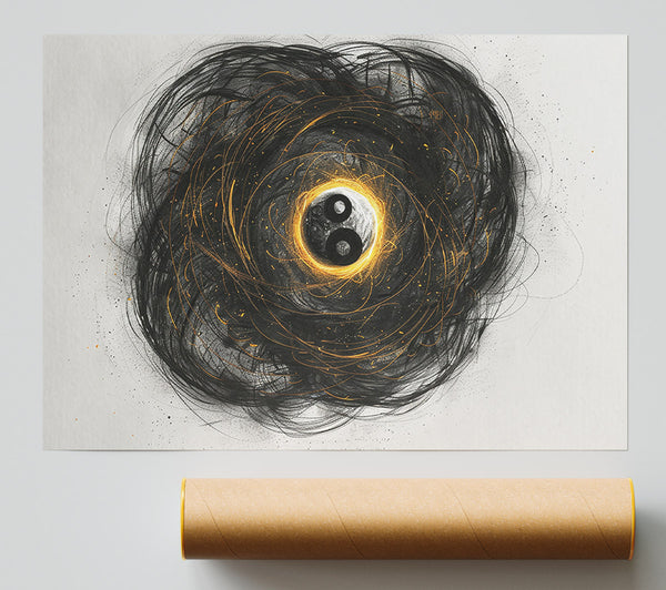 Golden Yin Yang Nest