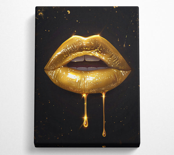 Golden Liquid Lips