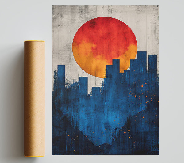 Blue City Sunset