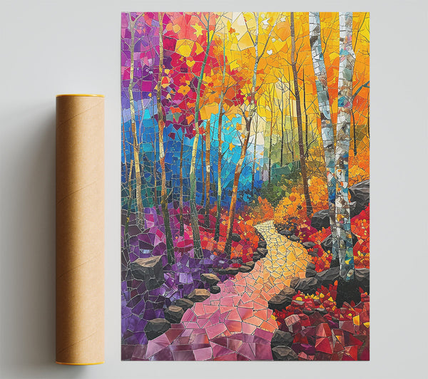 Purple Forest Path