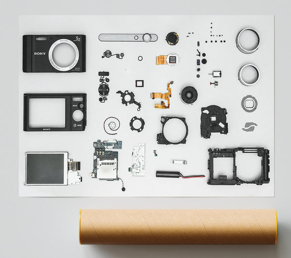 Black Camera Disassembled