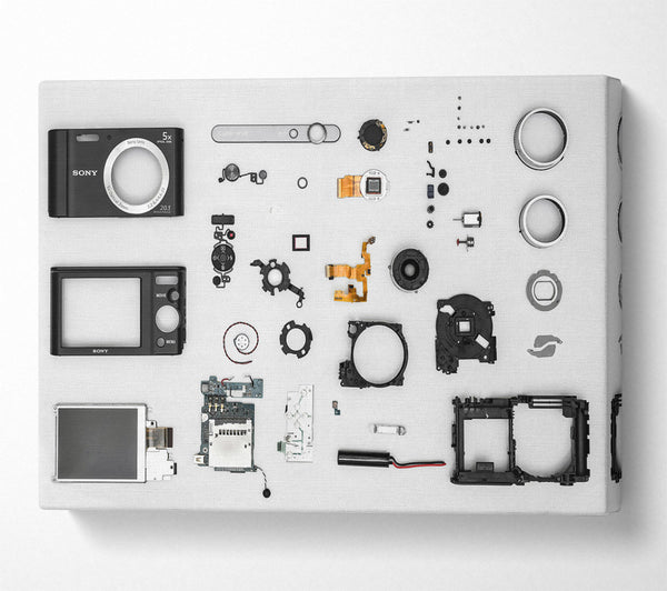 Black Camera Disassembled