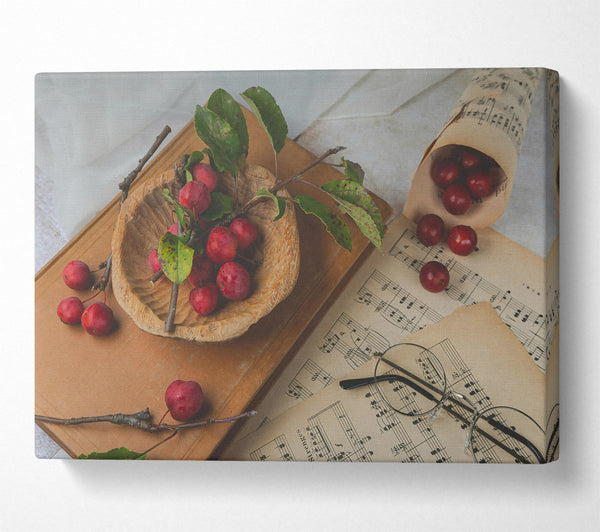 Red Apples And Sheet Music