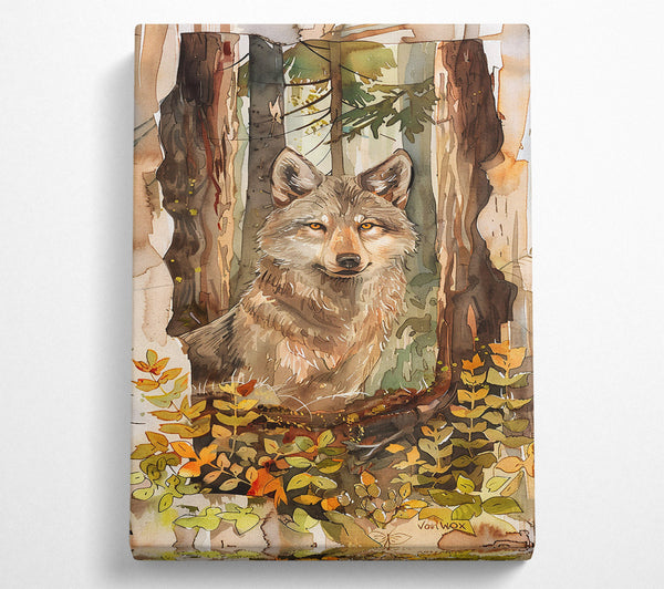 Golden Forest Wolf