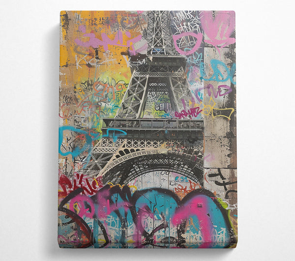 Graffiti Eiffel Tower