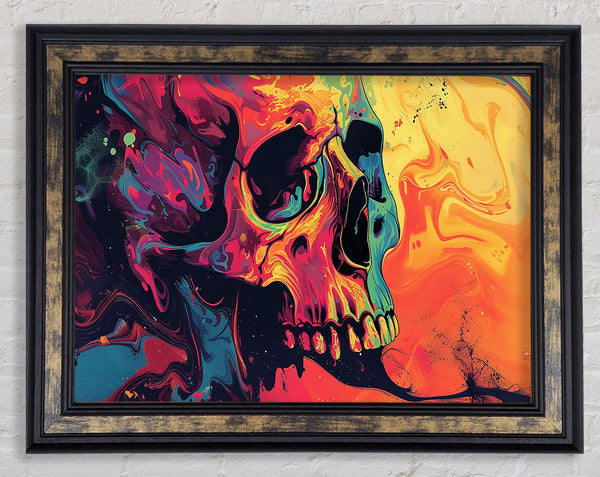 Graffiti Explosion Skull