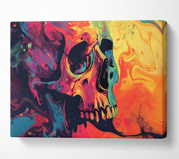 Graffiti Explosion Skull