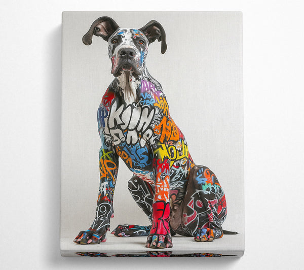 Graffiti Great Dane