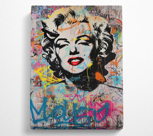 Graffiti Popart Monroe Beauty