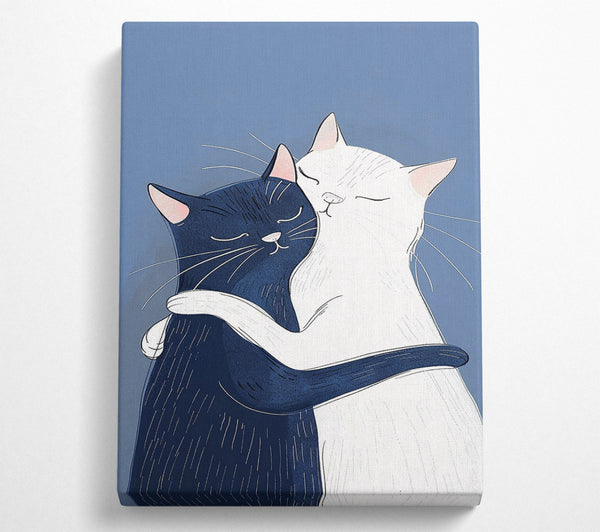 Hugging Cats