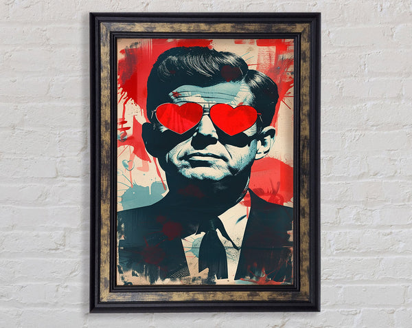 Jfk Heart Glasses