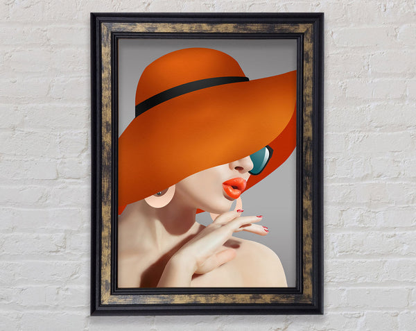 Lady In Orange Hat