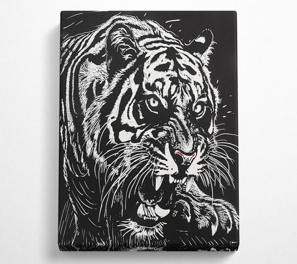 Lino Tiger Print